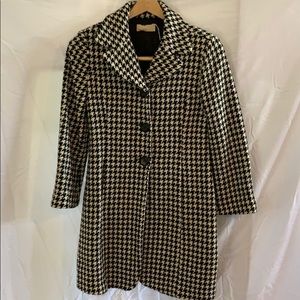 Monna Lisa Girls Hounds Tooth coat - Size 10